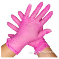 Einweg -Schönheits -Tattoo Pink Vinyl Nitril Blended Handschuhe